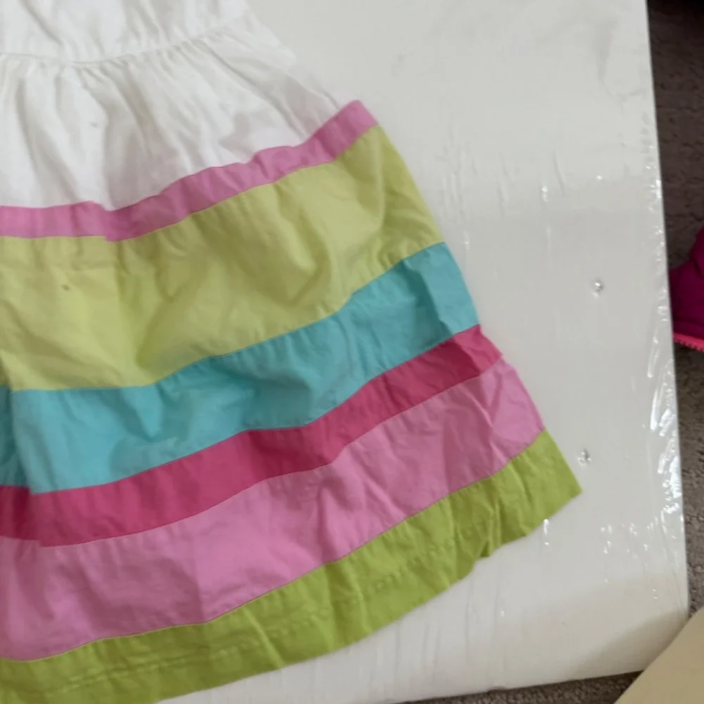 Vintage Gymboree Striped Tiered Cotton Sundress Size 12-18 Months